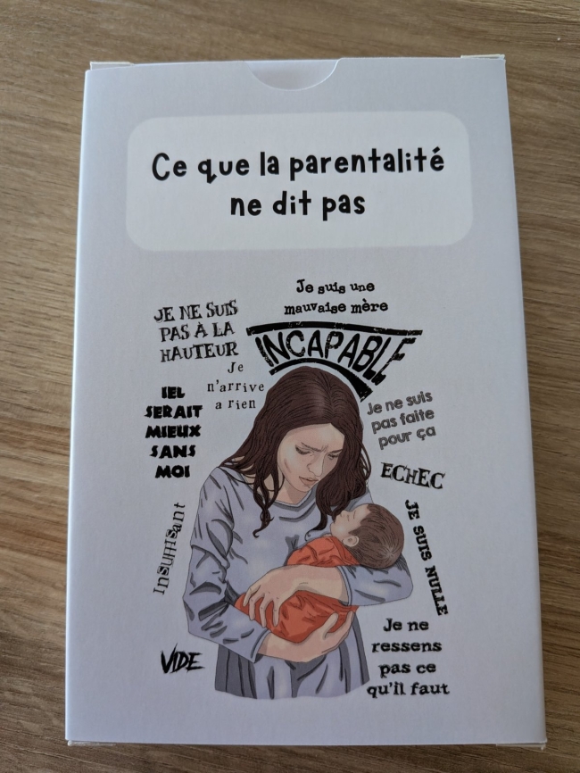 jeu de cartes « Ce que la parentalité ne dit pas »